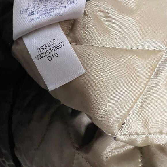 Lands End Jacket Womens XL Quilted Double Breasted Brown Coat Outdoor Casual - Picture 5 of 9